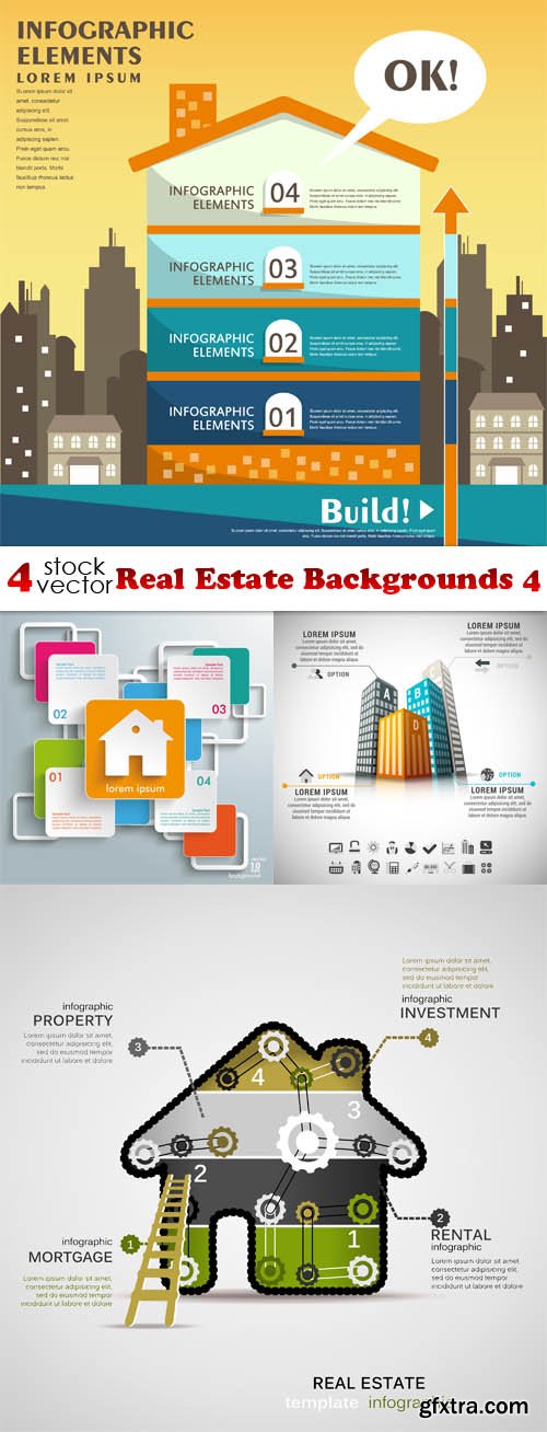 Vectors - Real Estate Backgrounds 4