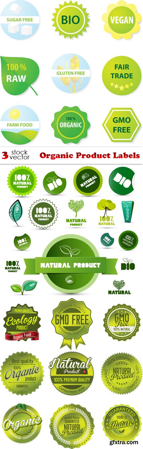 Vectors - Organic Product Labels