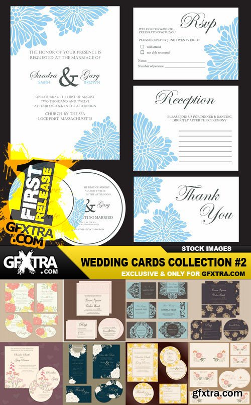 Wedding Cards Collection #2 - 25 Vector
