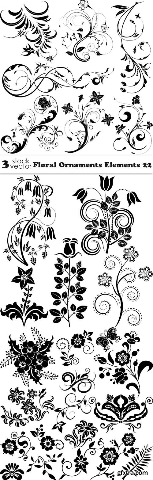 Vectors - Floral Ornaments Elements 22