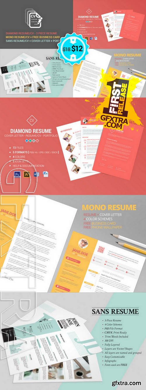 Resume - CV - No1 Bundle - CM 132869