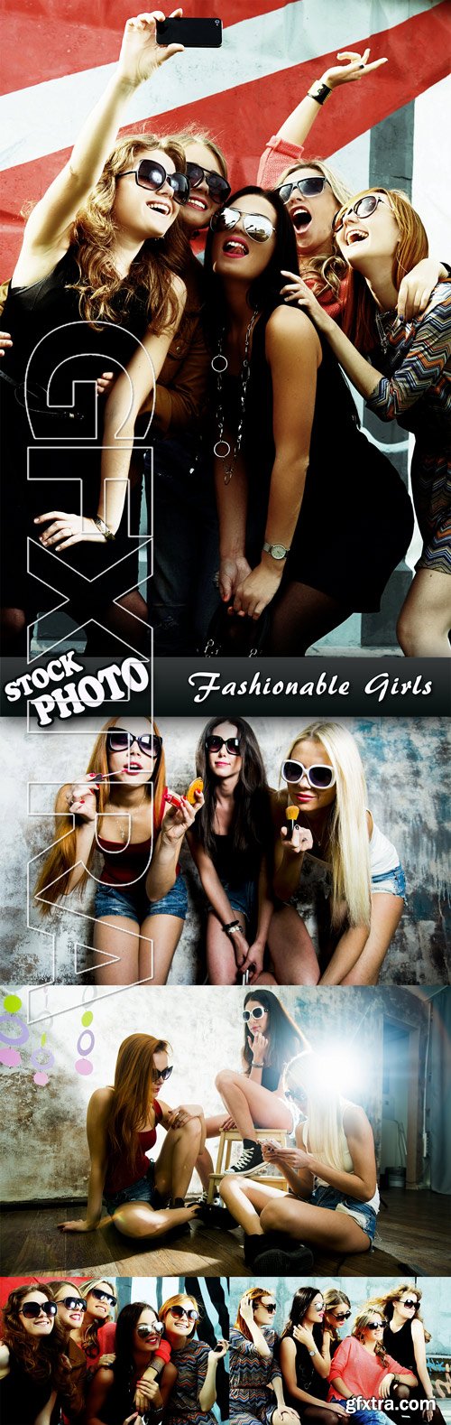 Stock Photo - Fashionable Girls