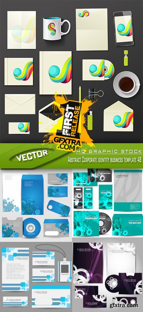 Stock Vector - Abstract Corporate identity business template 48