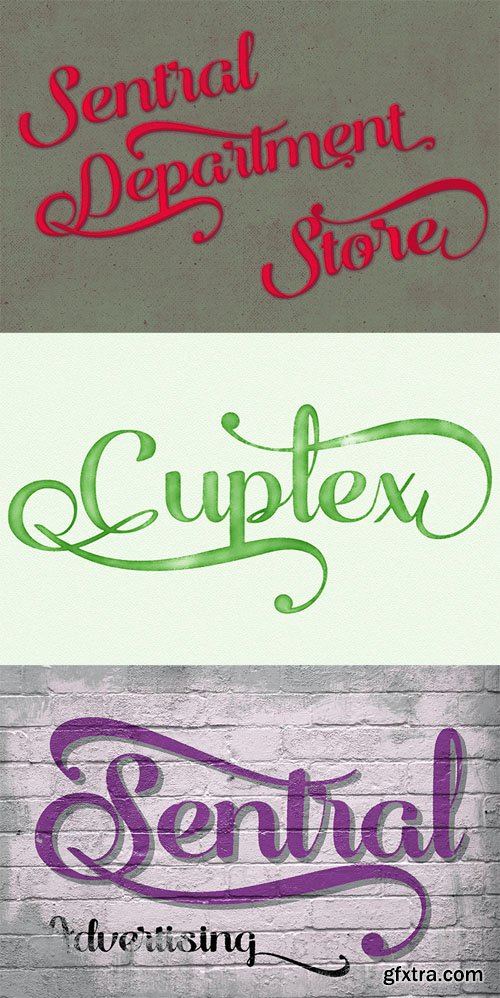 Cuplex Script Font