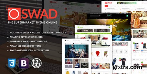 ThemeForest - Responsive Supermarket Online Theme - Oswad v1.0.3