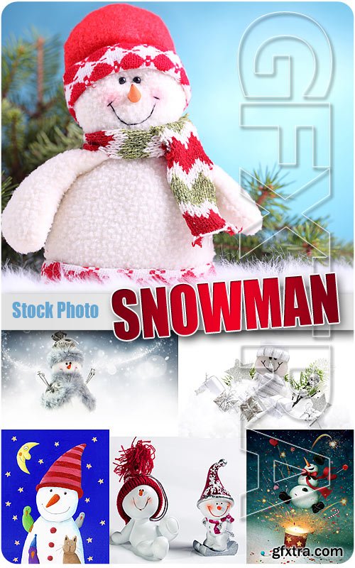 Snowman 2 - UHQ Stock Photo