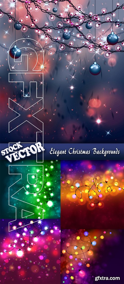 Stock Vector - Elegant Christmas Backgrounds