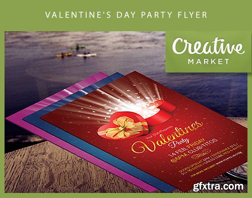 Valentine\'s Day Party Flyer CM 22513