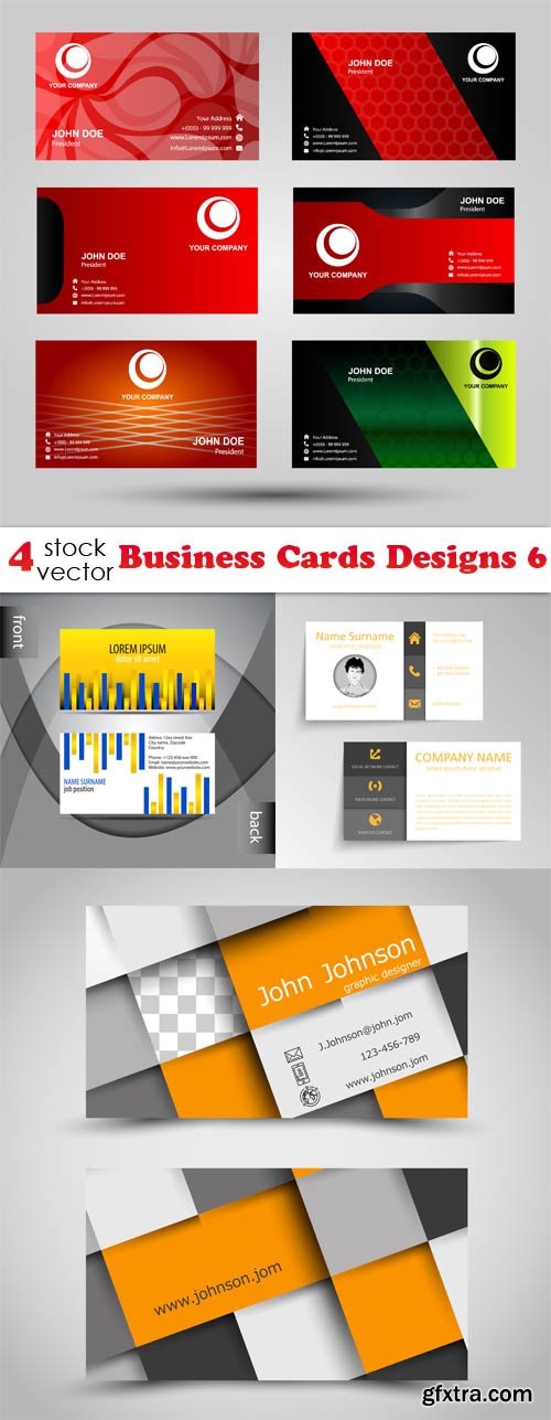 Vectors - Business Cards Designs 6