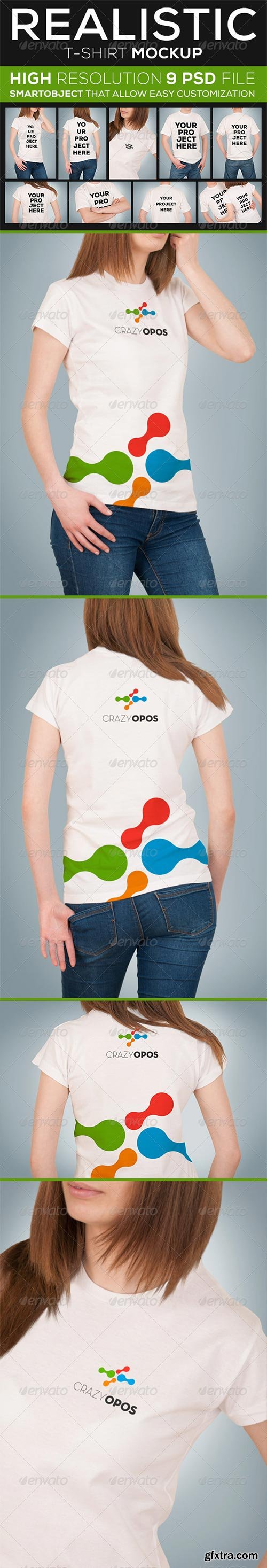 GraphicRiver - T-shirt Mockup