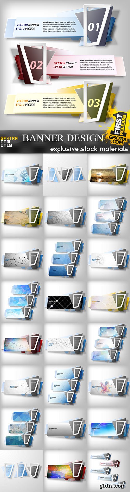 Banner Design Collection 25xEPS