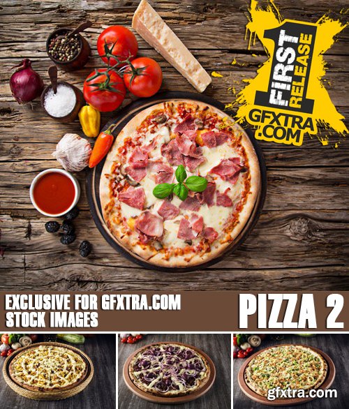Stock Photos - Pizza 2, 25xJPG