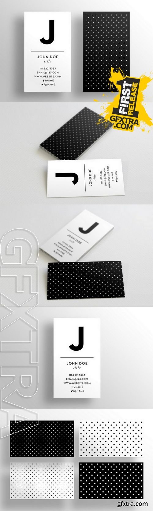 The Initial - Business Card Template - CM 90859