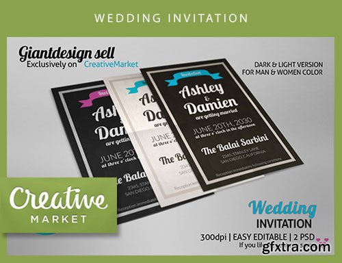 Wedding Invitation CM 52079