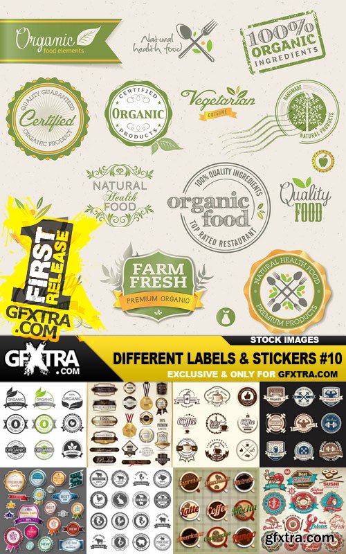 Different Labels & Stickers #10 - 25 Vector