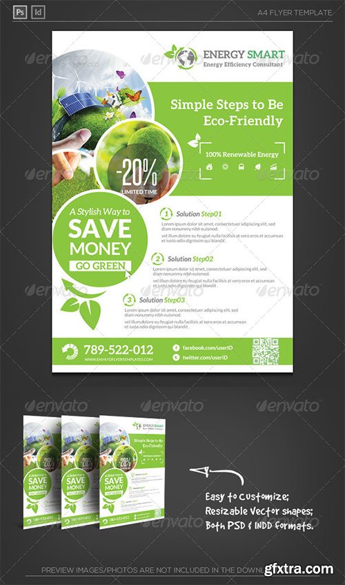 GraphicRiver - Renewable Energy Saving Flyer