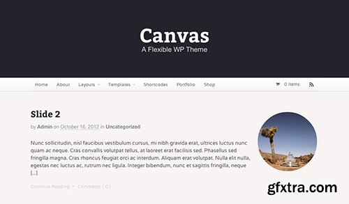 WooThemes - Canvas v5.9.0 - WordPress Template