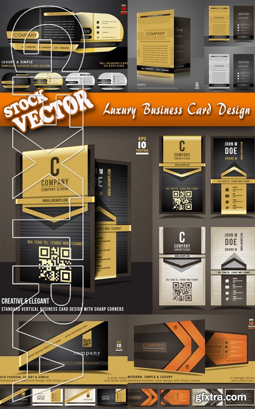 Stock Vector - Luxury Business Card Design