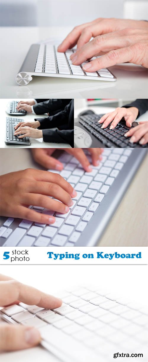 Photos - Typing on Keyboard