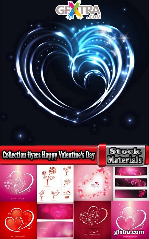 Collection flyers Happy Valentine\'s Day 25 Eps
