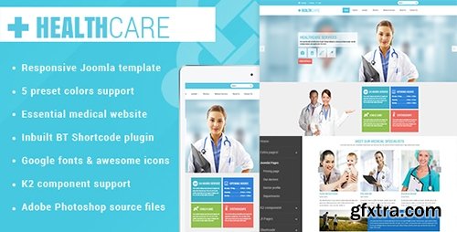 SmartAddons - SJ Healthcare v1.0.0 - Responsive Joomla Template