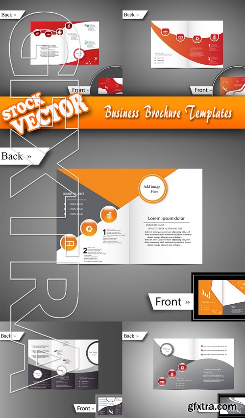 Stock Vector - Business Brochure Templates