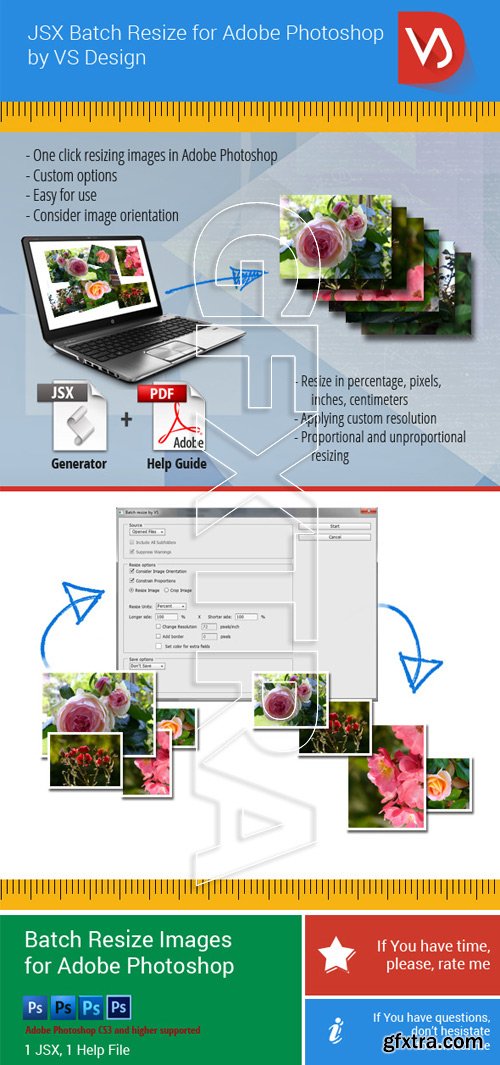 GraphicRiver - JSX Batch Resize for Adobe Photoshop