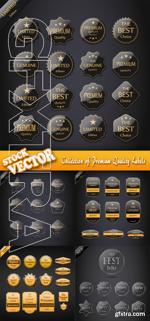 Stock Vector - Collection of Premium Quality Labels