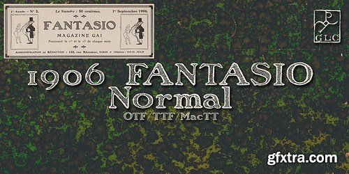 1906 Fantasio - 1 font: $38.00