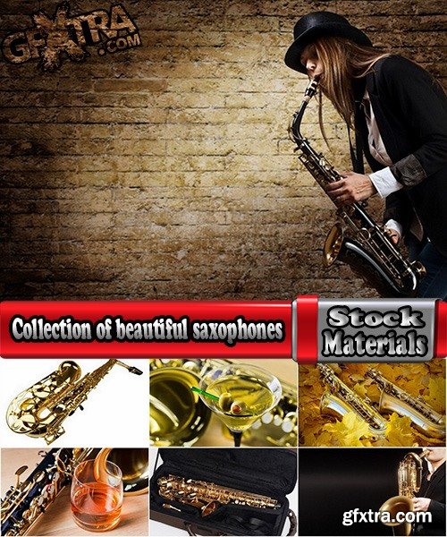 Collection of beautiful saxophones 25 HQ Jpeg