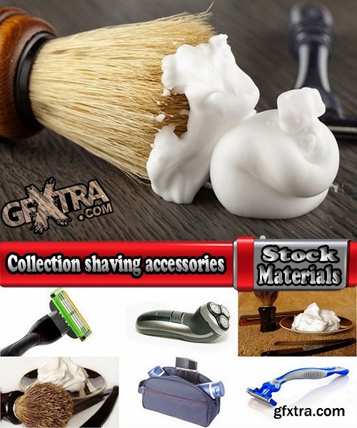 Collection shaving accessories 25 HQ Jpeg