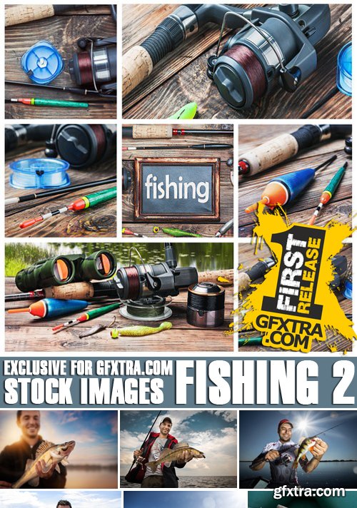 Stock Photos - Fishing 2, 25xJPG