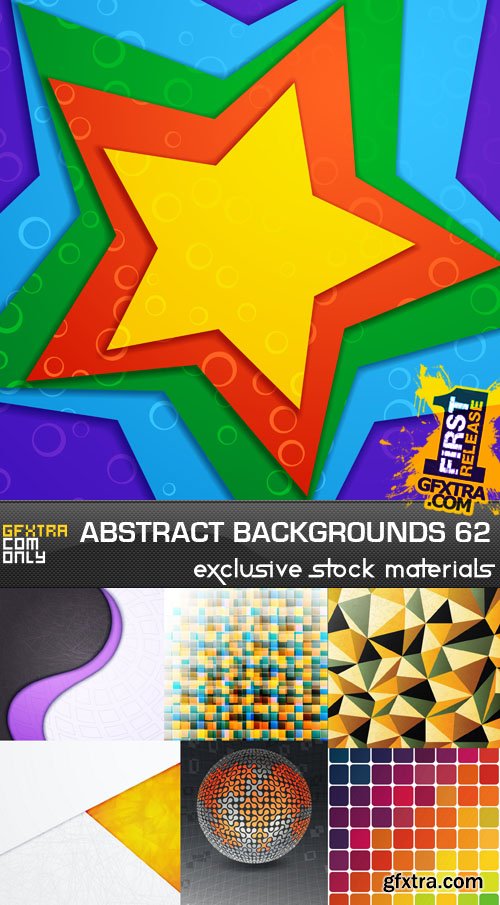 Collection of Vector Abstract Backgrounds Vol.62, 25xEPS