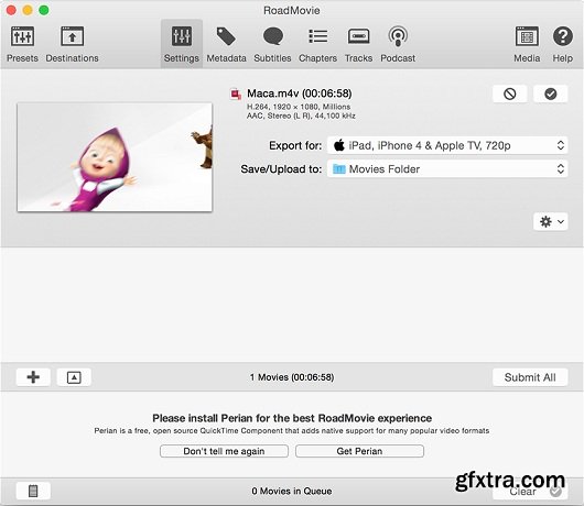RoadMovie v2.7.3.1 Multilingual (Mac OS X)