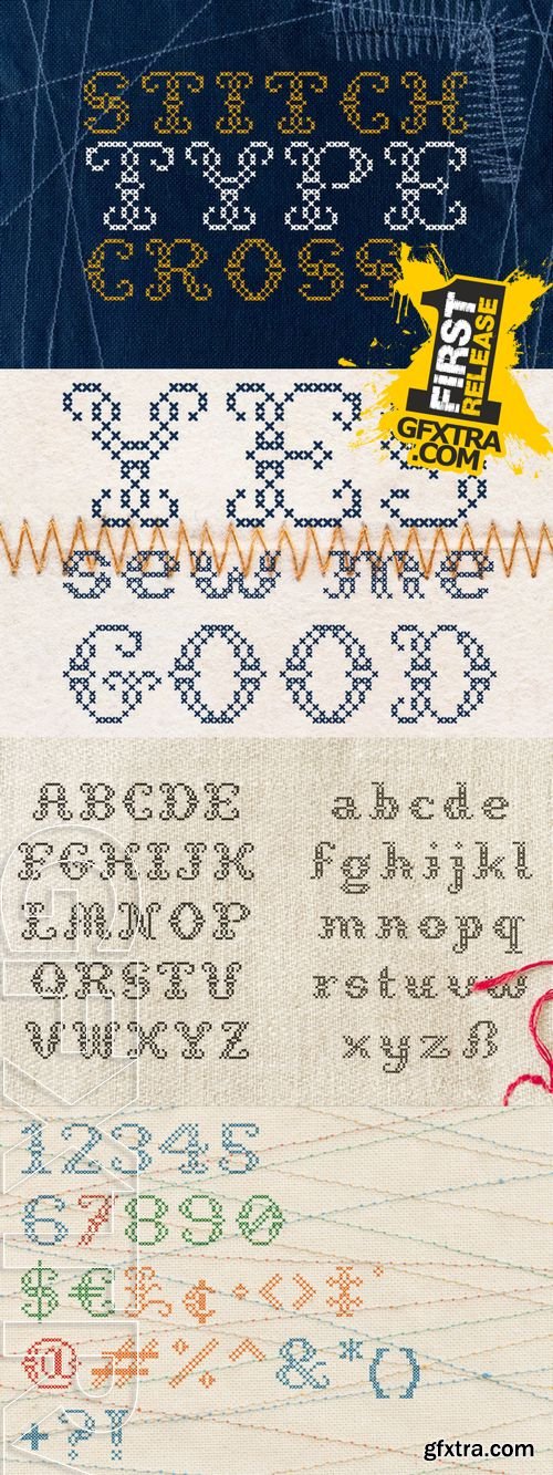 StitchCross Font - CM 50286