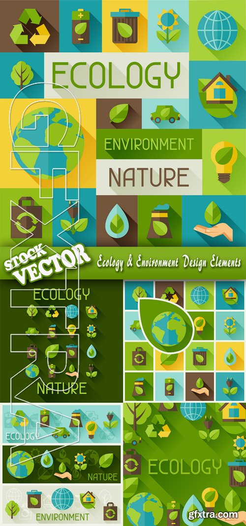 Stock Vector - Ecology & Environment Design Elements