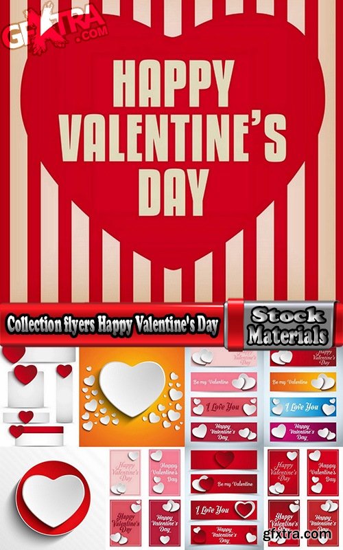 Collection flyers Happy Valentine\'s Day #4-25 Eps