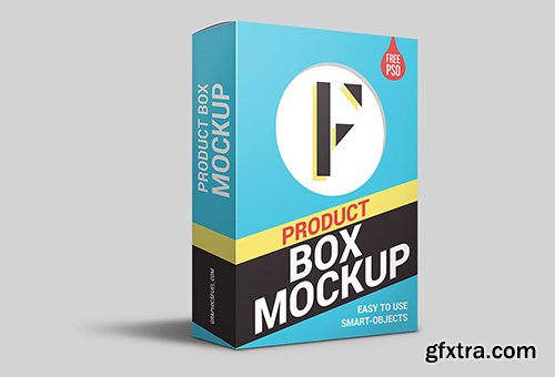PSD Mock-Up - Product Packaging Box 2015