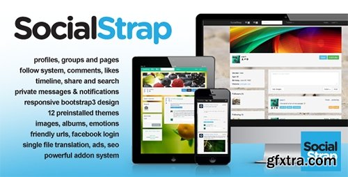 SocialStrap v4.3 - Social Networking Platform With 30 Addons