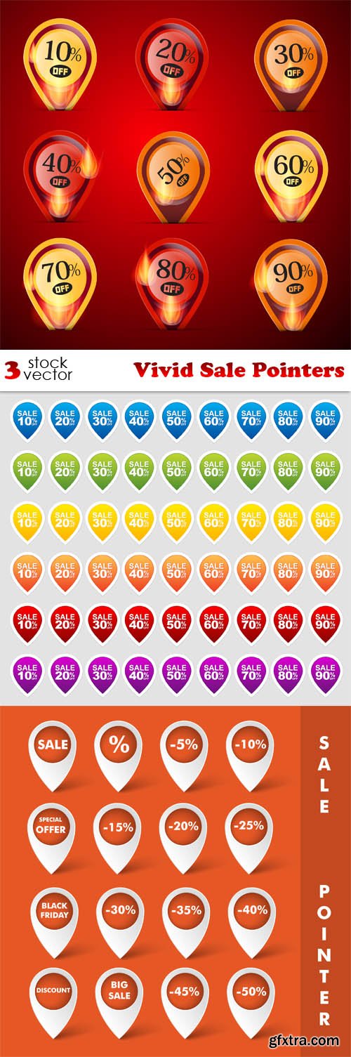 Vectors - Vivid Sale Pointers