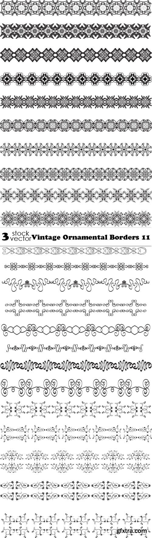 Vectors - Vintage Ornamental Borders 11