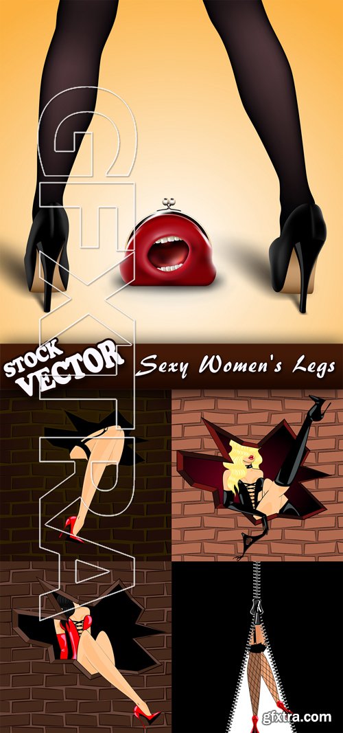 Stock Vector - Sexy Women\'s Legs