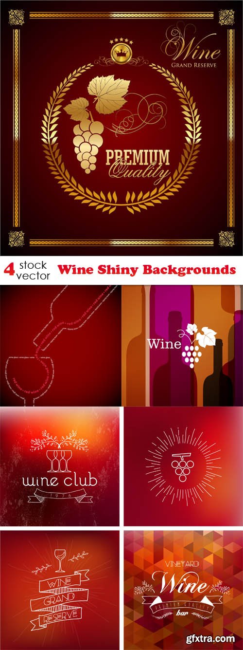Vectors - Wine Shiny Backgrounds