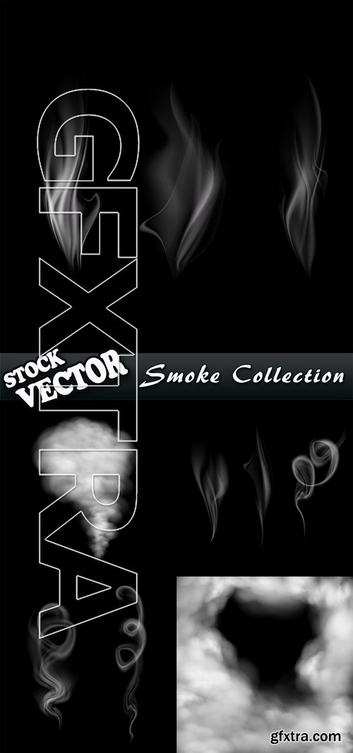 Stock Vector - Smoke Collection