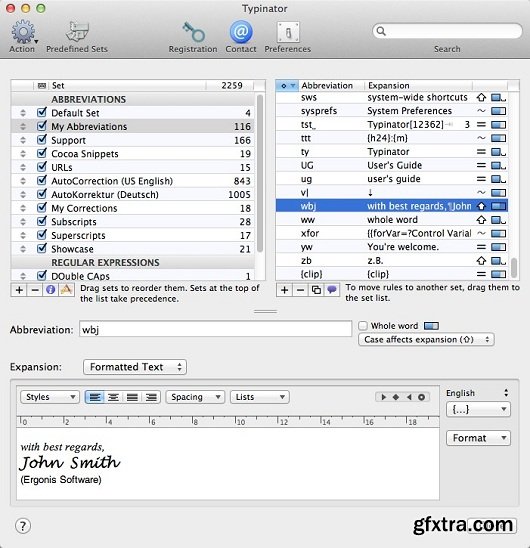 Typinator 6.8 Multilingual (Mac OS X)