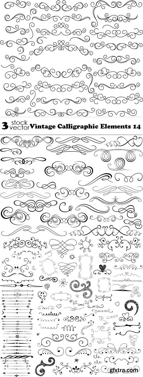 Vectors - Vintage Calligraphic Elements 14