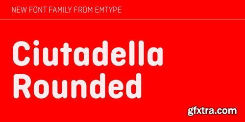 Ciutadella Rounded Font Family 10xTTF $250