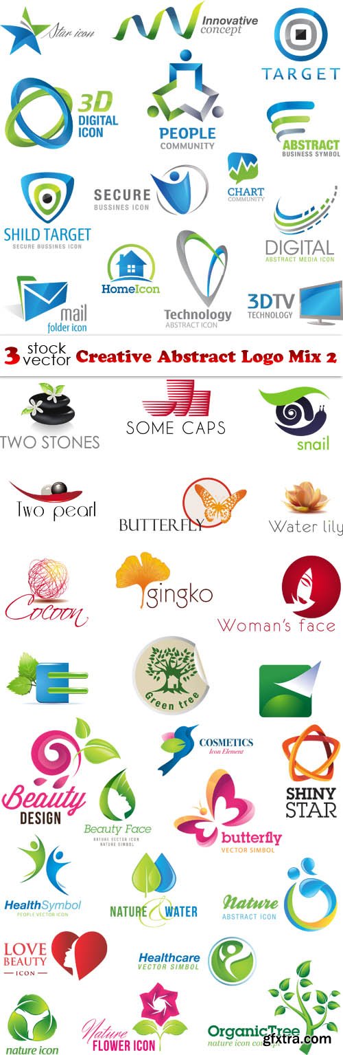 Vectors - Creative Abstract Logo Mix 2