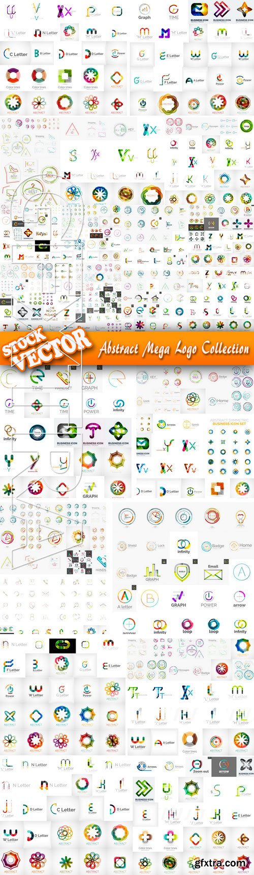 Stock Vector - Abstract Mega Logo Collection