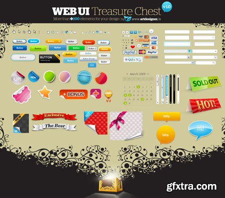 WEB UI Kit Treasure Chest 1.0 (Re-Up)